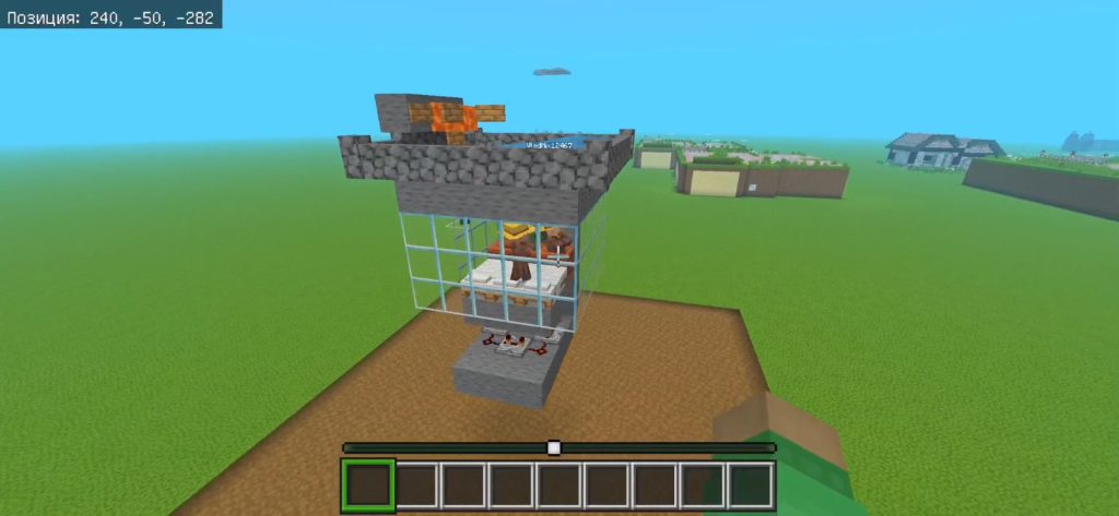 Готовая автоматическая ферма железа Minecraft — завершённая конструкция